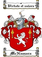 Mcnamara coat of arms family crest download
