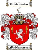 Mcnamarra coat of arms family crest download
