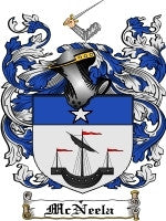 Mcneela coat of arms family crest download