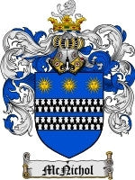 Mcnichol coat of arms family crest download