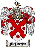 Mcpartlan coat of arms family crest download