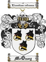 Mcquay coat of arms family crest download