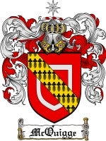 Mcquigge coat of arms family crest download