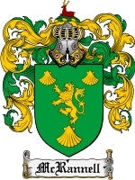Mcrannell coat of arms family crest download