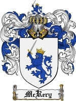 Mcrery coat of arms family crest download