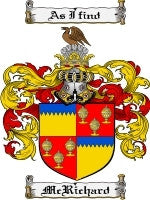 Mcrichard coat of arms family crest download