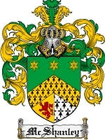 Mcshanley coat of arms family crest download