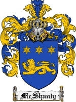 Mcshanly coat of arms family crest download