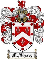 Mcsharey coat of arms family crest download