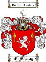 Mcsheedy coat of arms family crest download