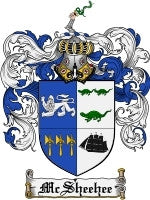 Mcsheehee coat of arms family crest download