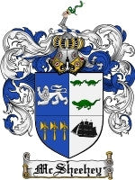 Mcsheehey coat of arms family crest download