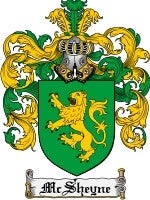 Mcsheyne coat of arms family crest download