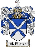 Mcwaters coat of arms family crest download