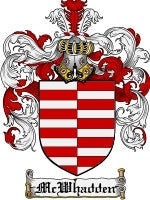 Mcwhadden coat of arms family crest download