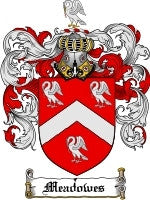 Meadowes coat of arms family crest download