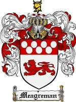 Meagreman coat of arms family crest download