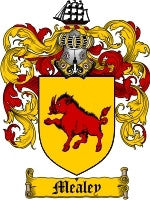 Mealey coat of arms family crest download