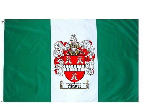 Meares family crest coat of arms flag
