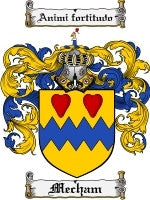 Mecham coat of arms family crest download