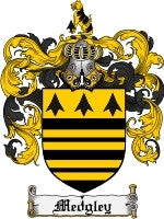 Medgley coat of arms family crest download