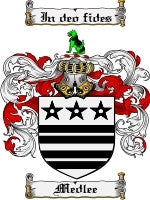 Medlee coat of arms family crest download