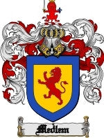 Medlem coat of arms family crest download