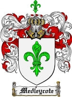Medleycote coat of arms family crest download