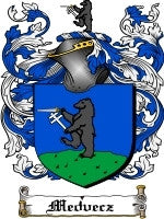 Medvecz coat of arms family crest download