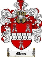Meere coat of arms family crest download