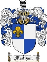 Meetham coat of arms family crest download