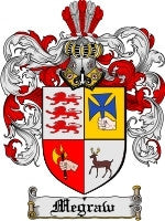 Megraw coat of arms family crest download