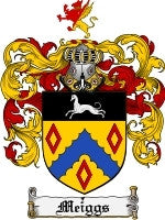 Meiggs coat of arms family crest download