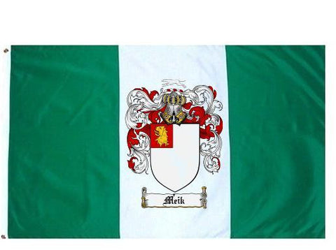 Meik family crest coat of arms flag
