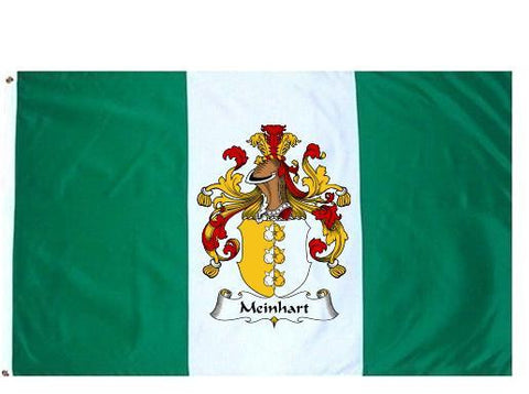 Meinhart family crest coat of arms flag