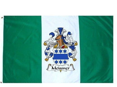 Meissner family crest coat of arms flag
