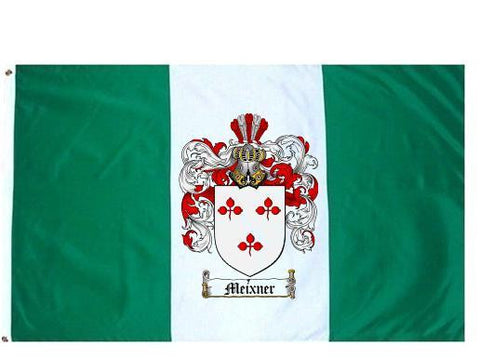 Meixner family crest coat of arms flag