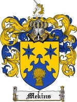 Mekins coat of arms family crest download