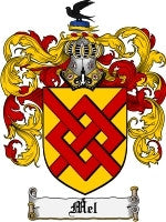 Mel coat of arms family crest download