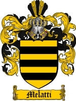 Melatti coat of arms family crest download