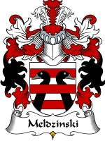 Meldzinski coat of arms family crest download