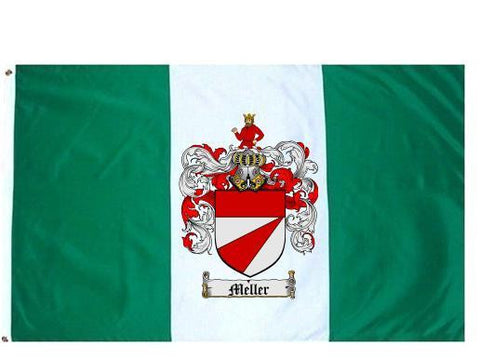 Meller family crest coat of arms flag