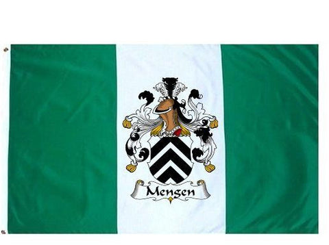 Mengen family crest coat of arms flag