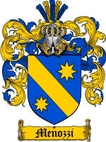 Menozzi coat of arms family crest download