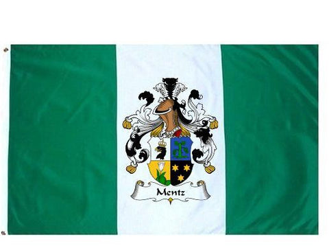 Mentz family crest coat of arms flag