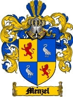 Menzel coat of arms family crest download