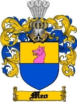 Meo coat of arms family crest download