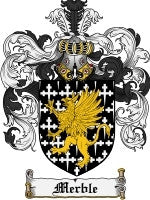 Merble coat of arms family crest download