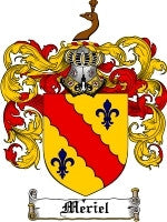 Meriel coat of arms family crest download