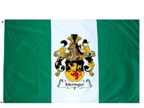 Meringer family crest coat of arms flag